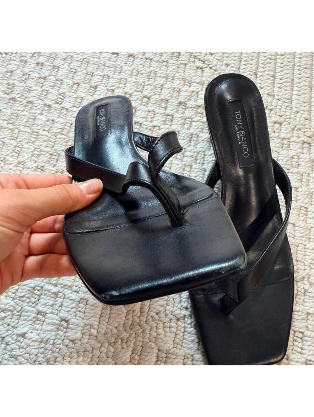 Tony Bianco Topaz Black Como Heel - Picture 5 of 9